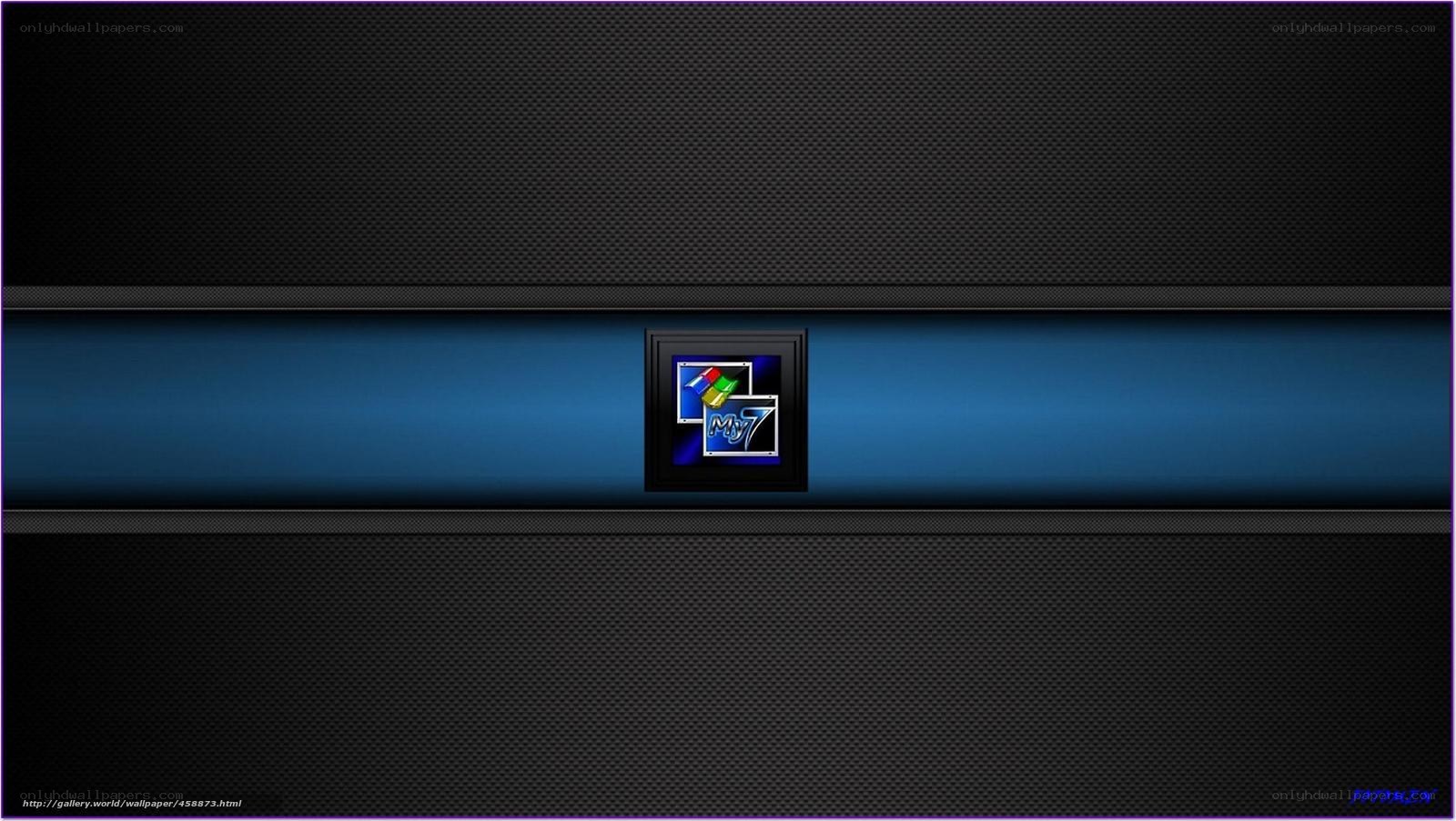 Windows 7 themed desktop wallpaper