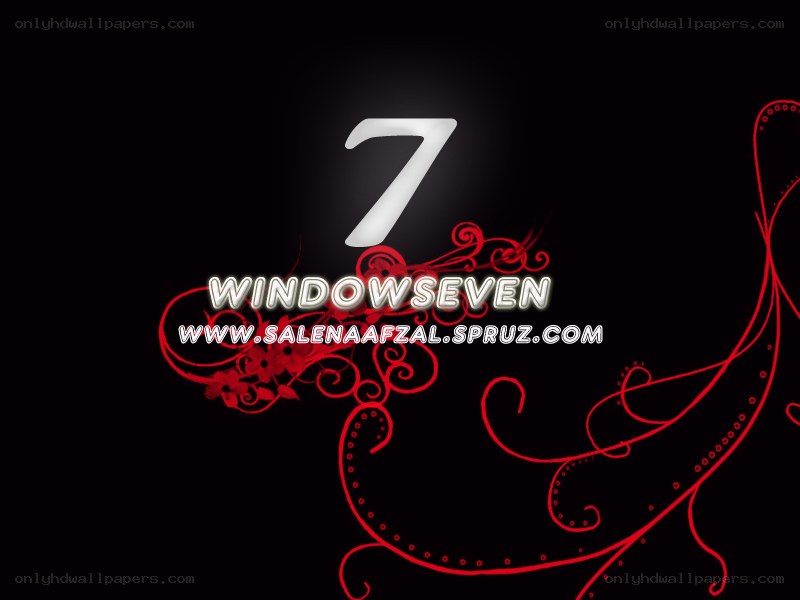 Windows 7 themed wallpaper