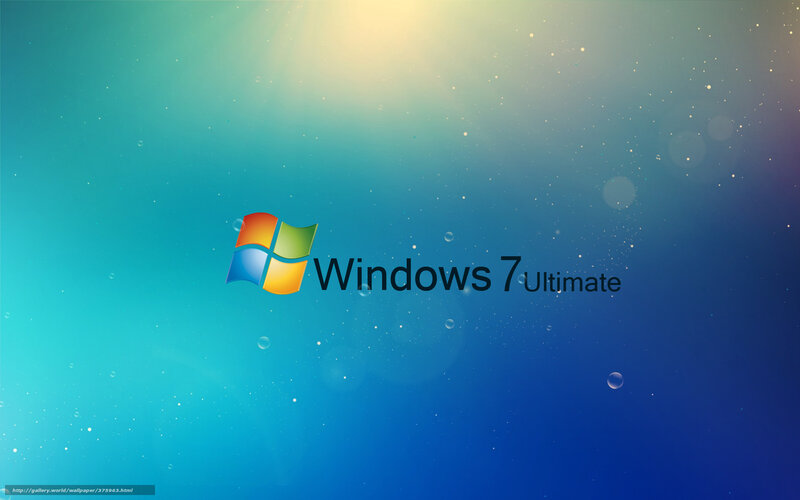 Windows 7 Ultimate Logo — Blue, Serene