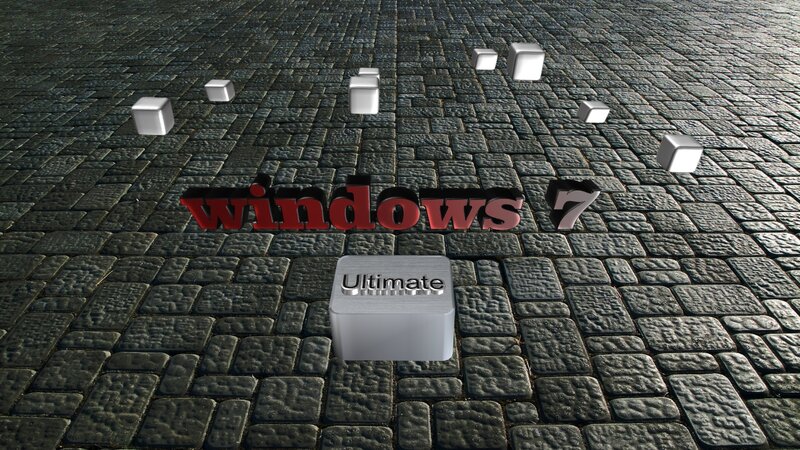 Windows 7 Ultimate Logo — Gray