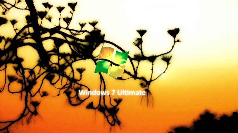 Windows 7 Ultimate startup screen