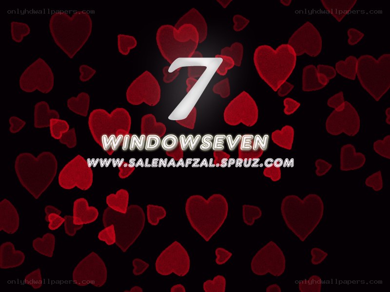 Windows 7 Valentine's Day theme