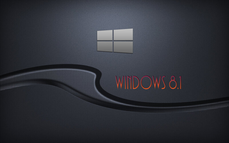 Windows 8.1 Logo — Black, Minimalist, Digital Art