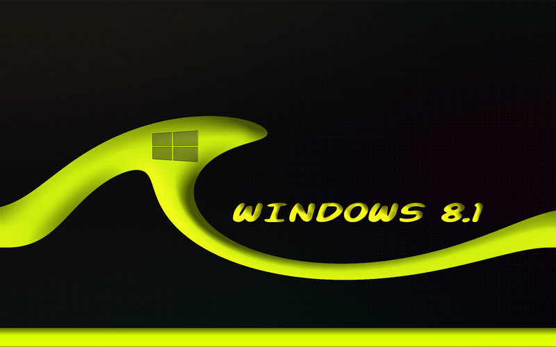 Windows 8.1 Logo — Black, Modern
