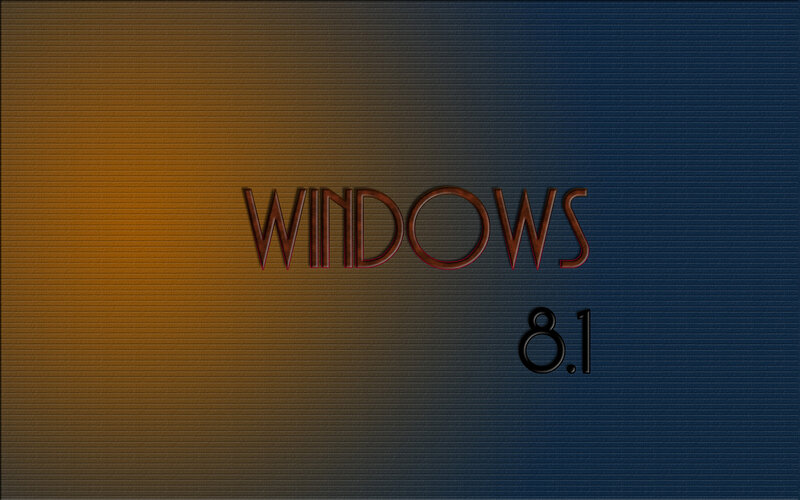 Windows 8.1 Logo — Blue, Dramatic