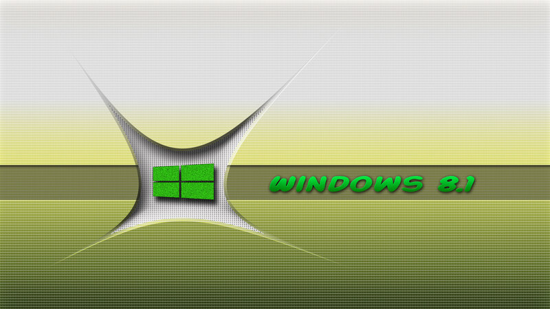 Windows 8.1 Logo — Green, Modern
