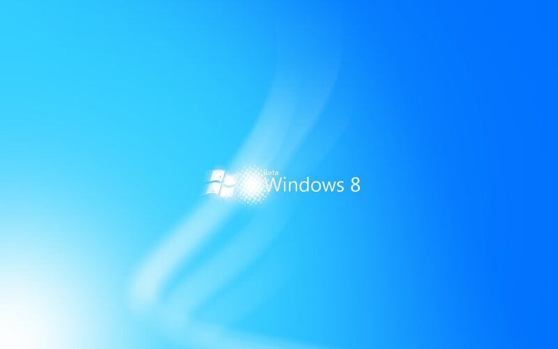 Windows 8 Beta splash screen