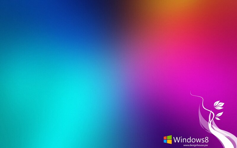Windows 8 colorful gradient