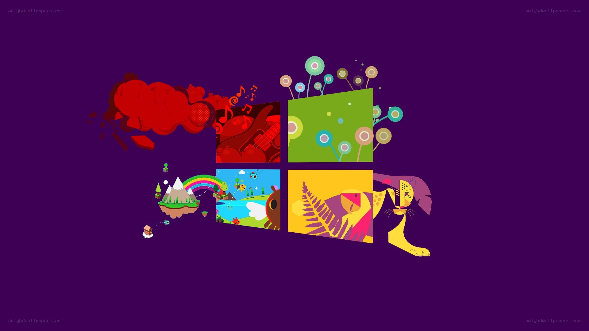 Windows 8 colorful tiles