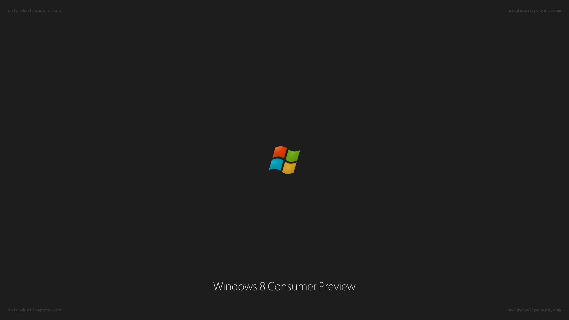 Windows 8 Consumer Preview screen