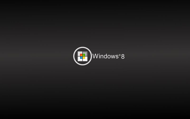 Windows 8 Logo — Black, Neutral