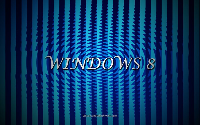 Windows 8 Logo — Blue, Abstract