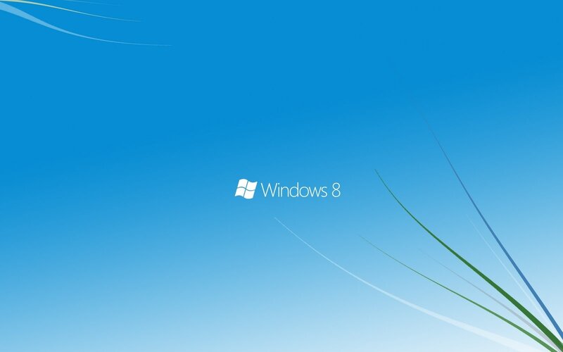 Windows 8 Logo — Blue, Calm, Digital Art, Abstract Lines