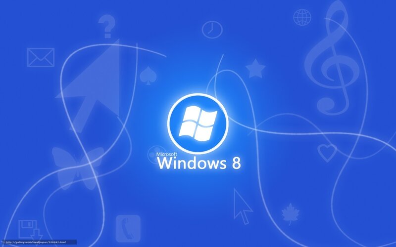 Windows 8 Logo — Blue, Calm, Digital Art, Cursor