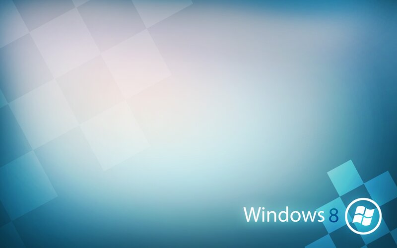 Windows 8 Logo — Blue, Calm, Digital Art, Text, White, Windows 8