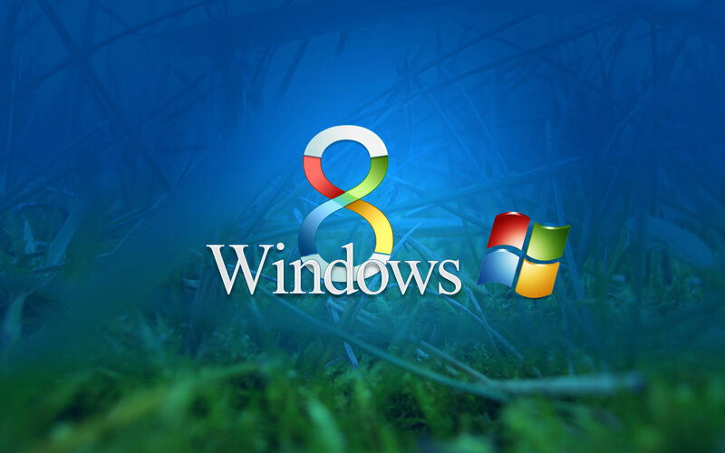 Windows 8 Logo — Blue, Calm, Digital Art