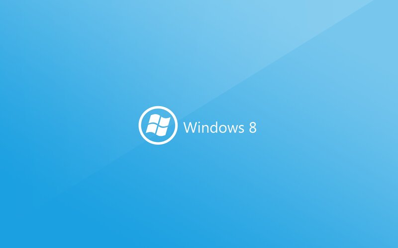 Windows 8 Logo — Blue, Calm, Minimalist