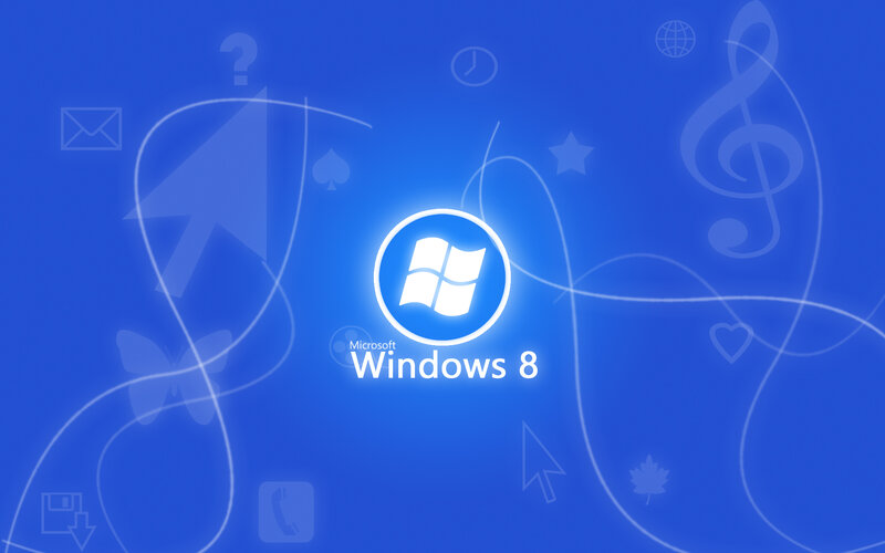Windows 8 Logo — Blue, Calm