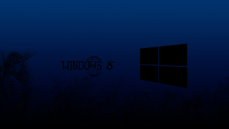 Windows 8 Logo — Blue, Dark