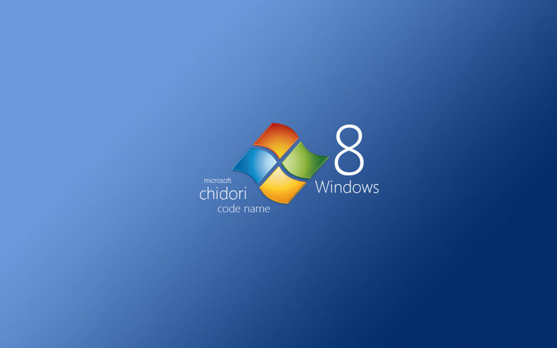 Windows 8 Logo — Blue, Minimalist