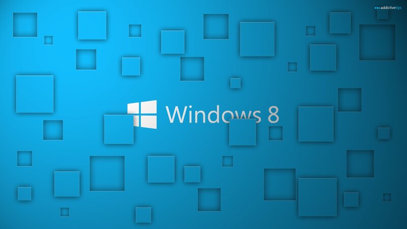 Windows 8 Logo — Blue, Modern, Digital Art