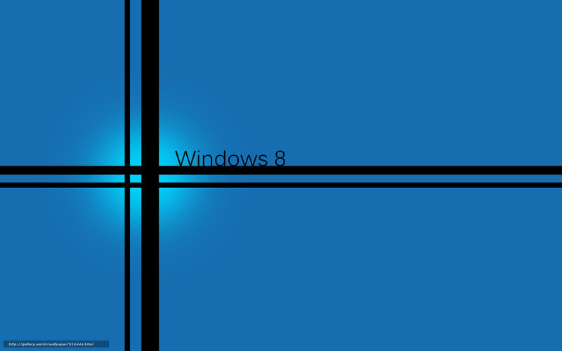 Windows 8 Logo — Blue, Neutral, Minimalist, Text