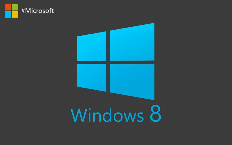 Windows 8 Logo — Blue, Neutral, Vector Art, #microsoft