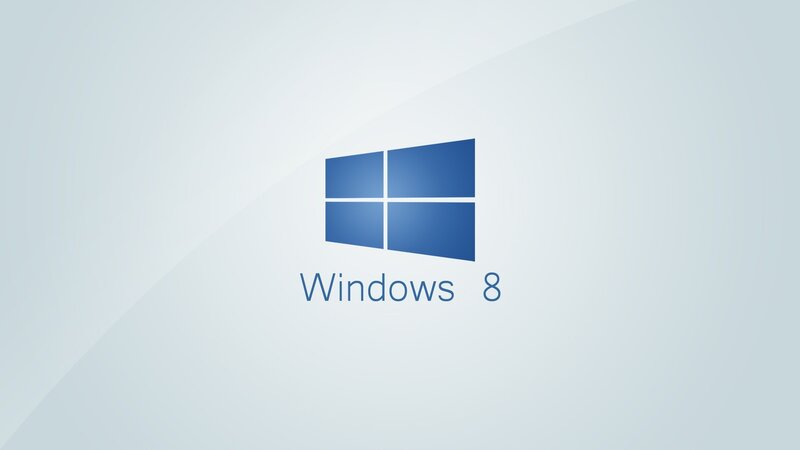 Windows 8 Logo — Blue, Neutral, Vector Art, Text