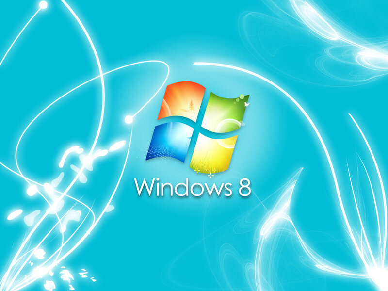 Windows 8 Logo — Blue, Serene, Digital Art