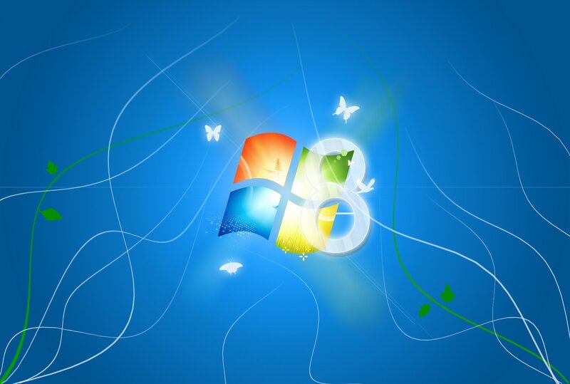 Windows 8 Logo — Blue, Serene