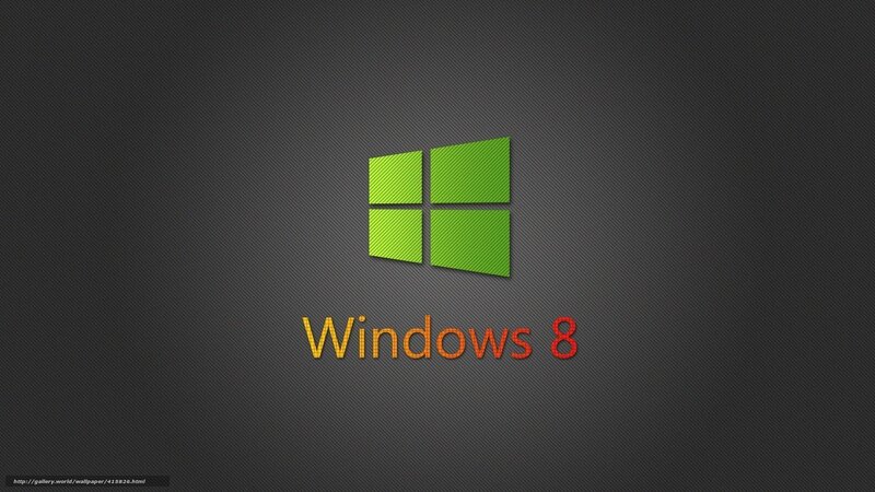 Windows 8 Logo — Green, Minimalist