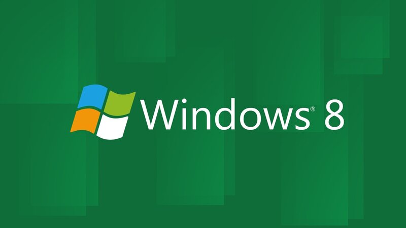 Windows 8 Logo — Green, Neutral, Vector Art