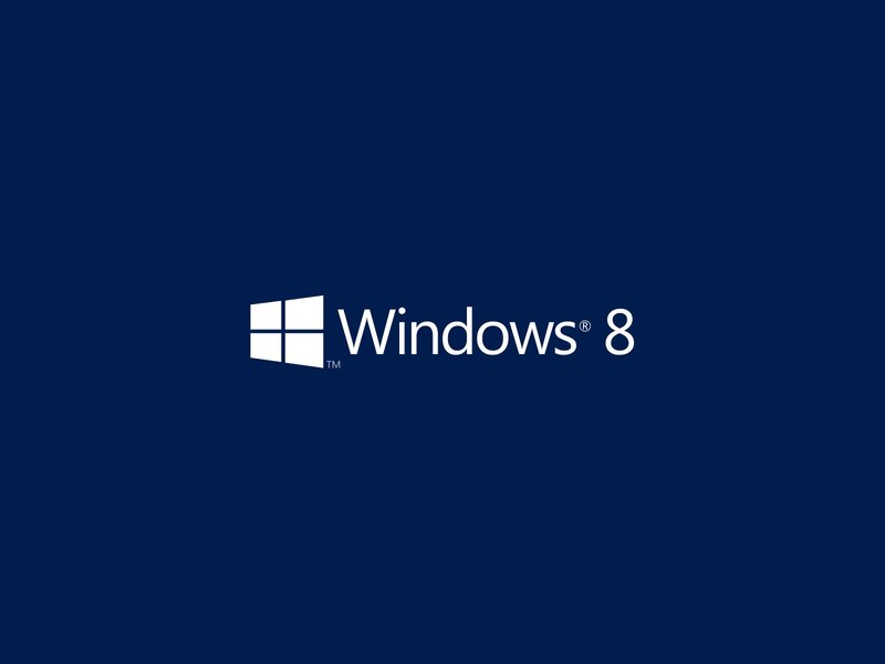 Windows 8 Logo — Minimalist, White