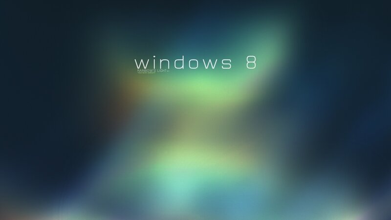 Windows 8 logo on abstract background