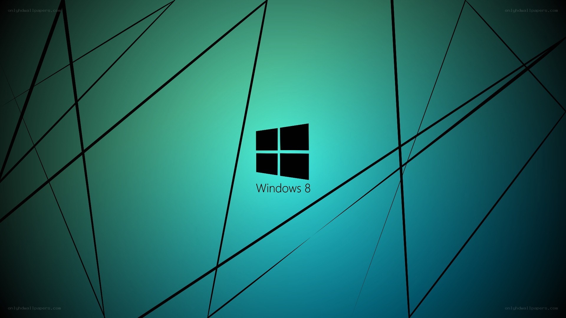 Windows 8 logo on abstract background