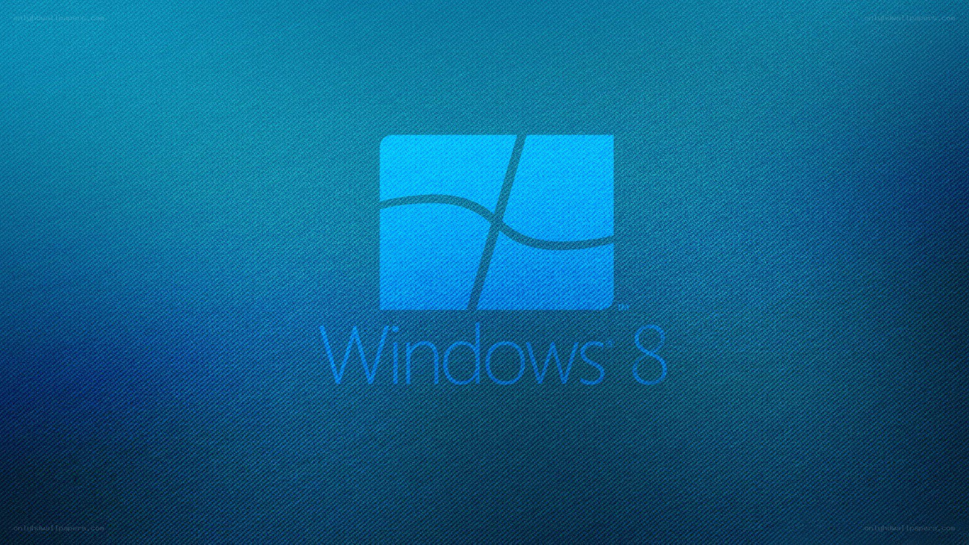 Windows 8 logo on blue background