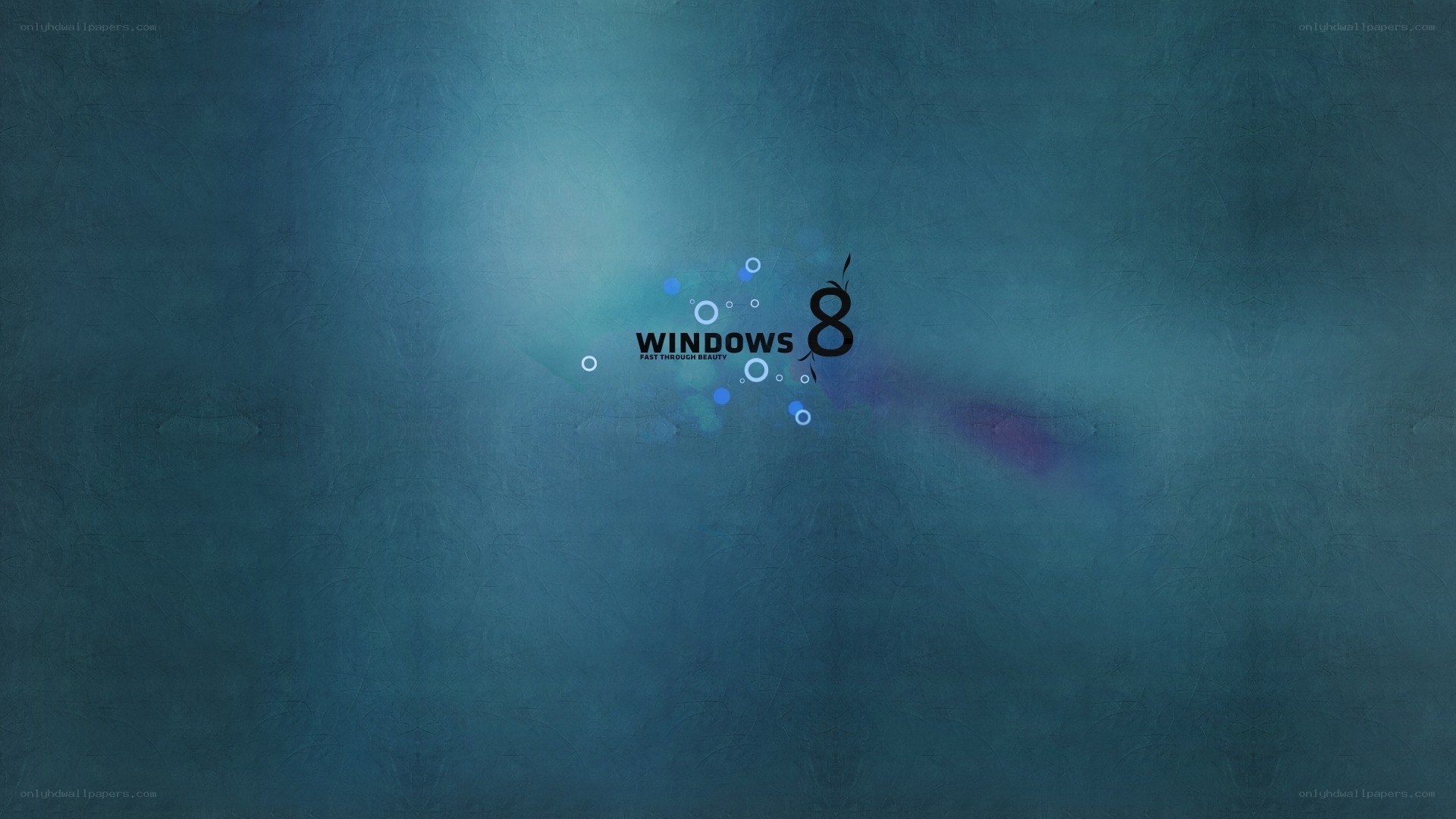 Windows 8 logo on blue background