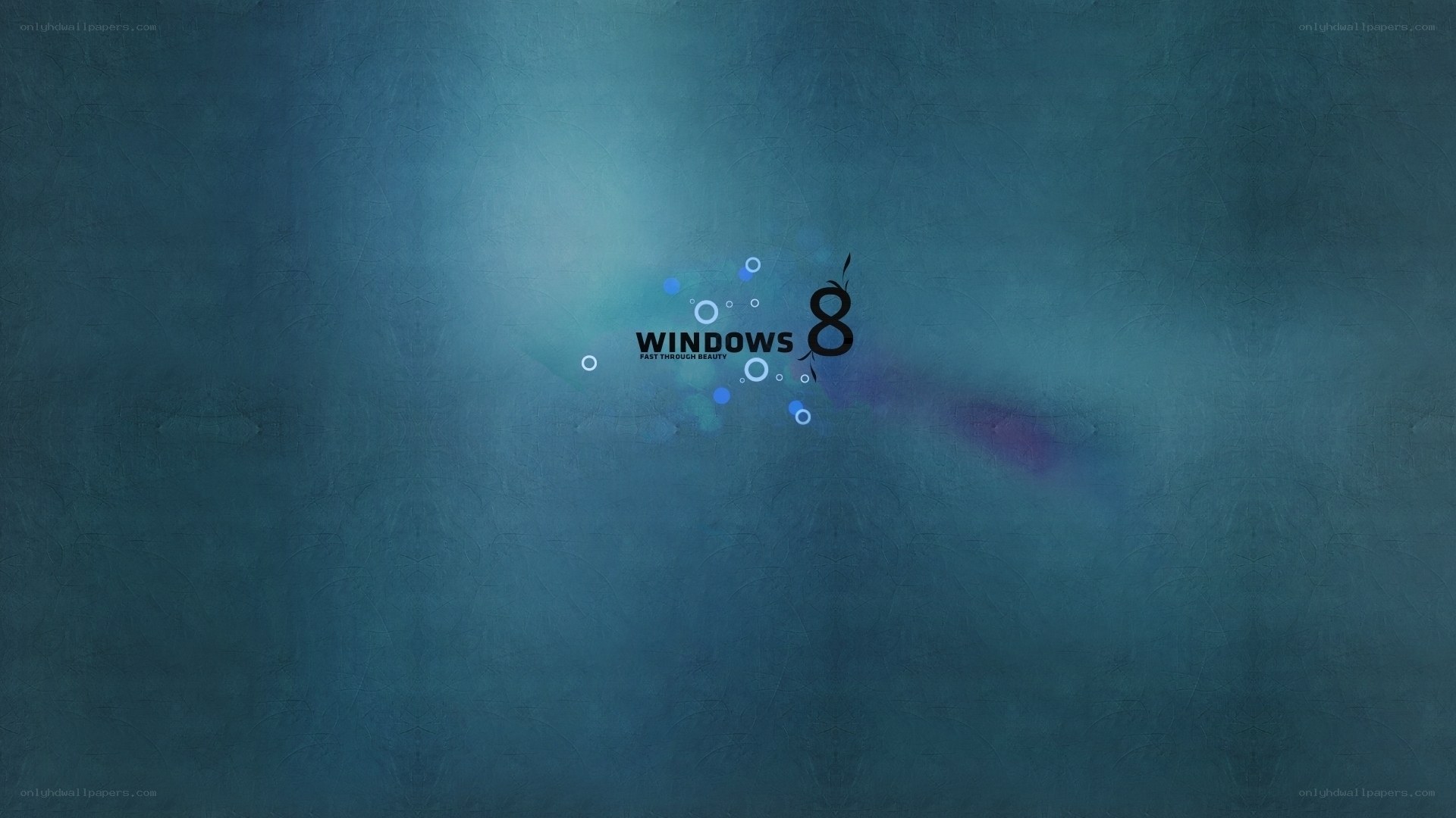 Windows 8 logo on blue background