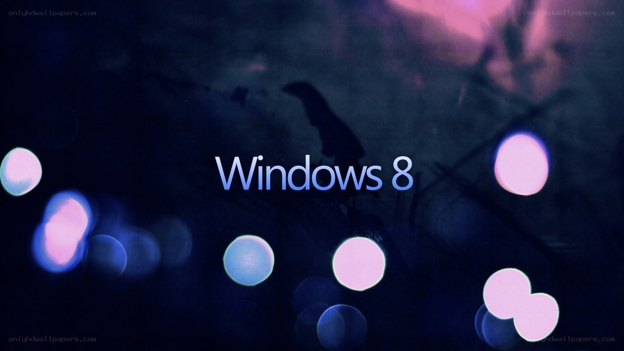 Windows 8 logo on dark background