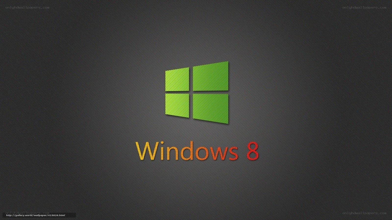 Windows 8 logo on dark background