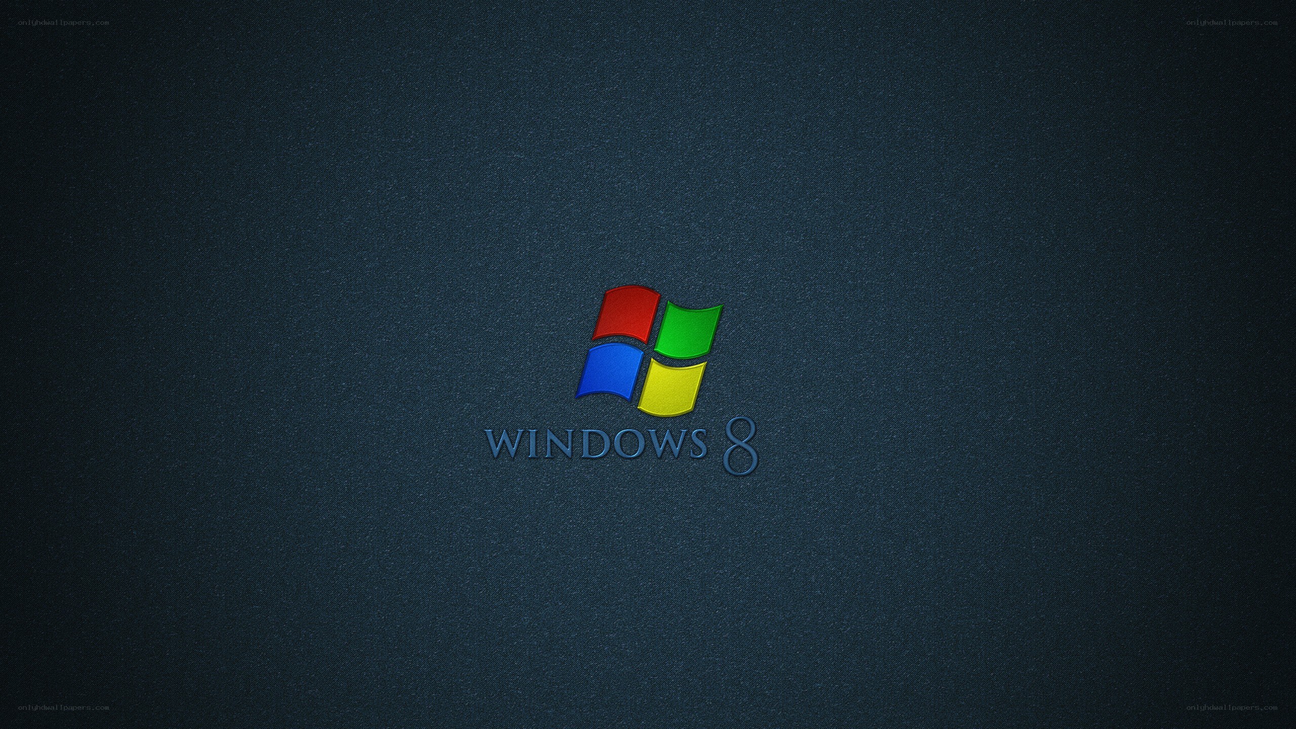 Windows 8 logo on dark background