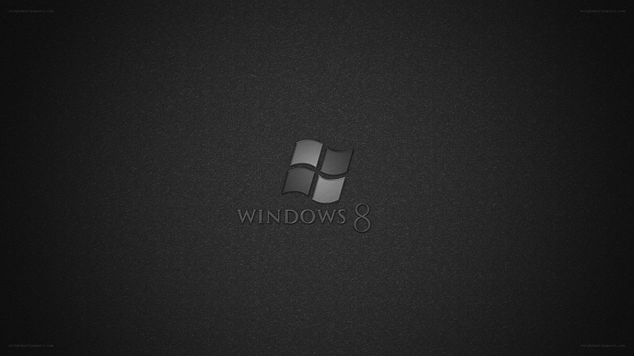 Windows 8 logo on dark background