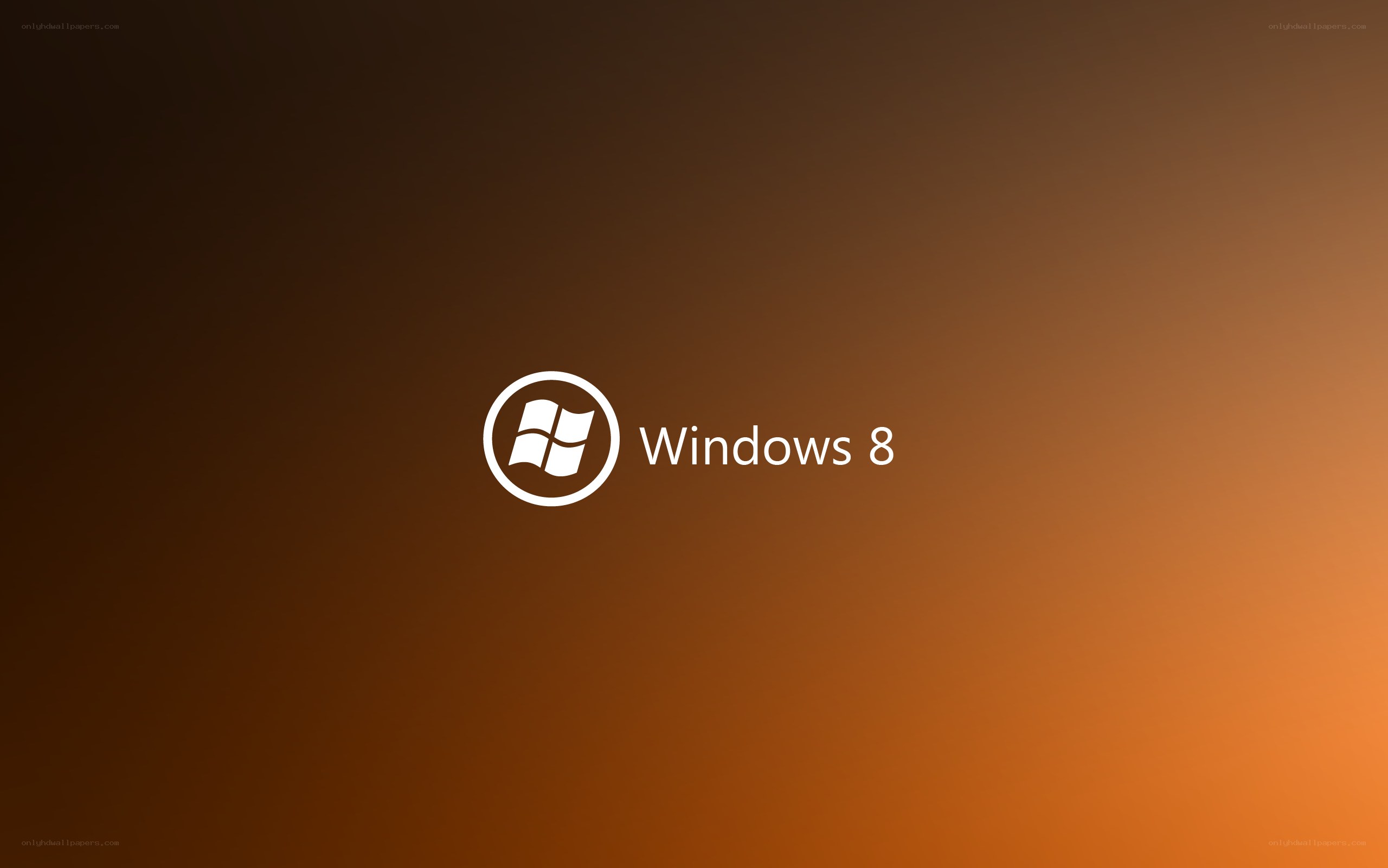 Windows 8 logo on gradient