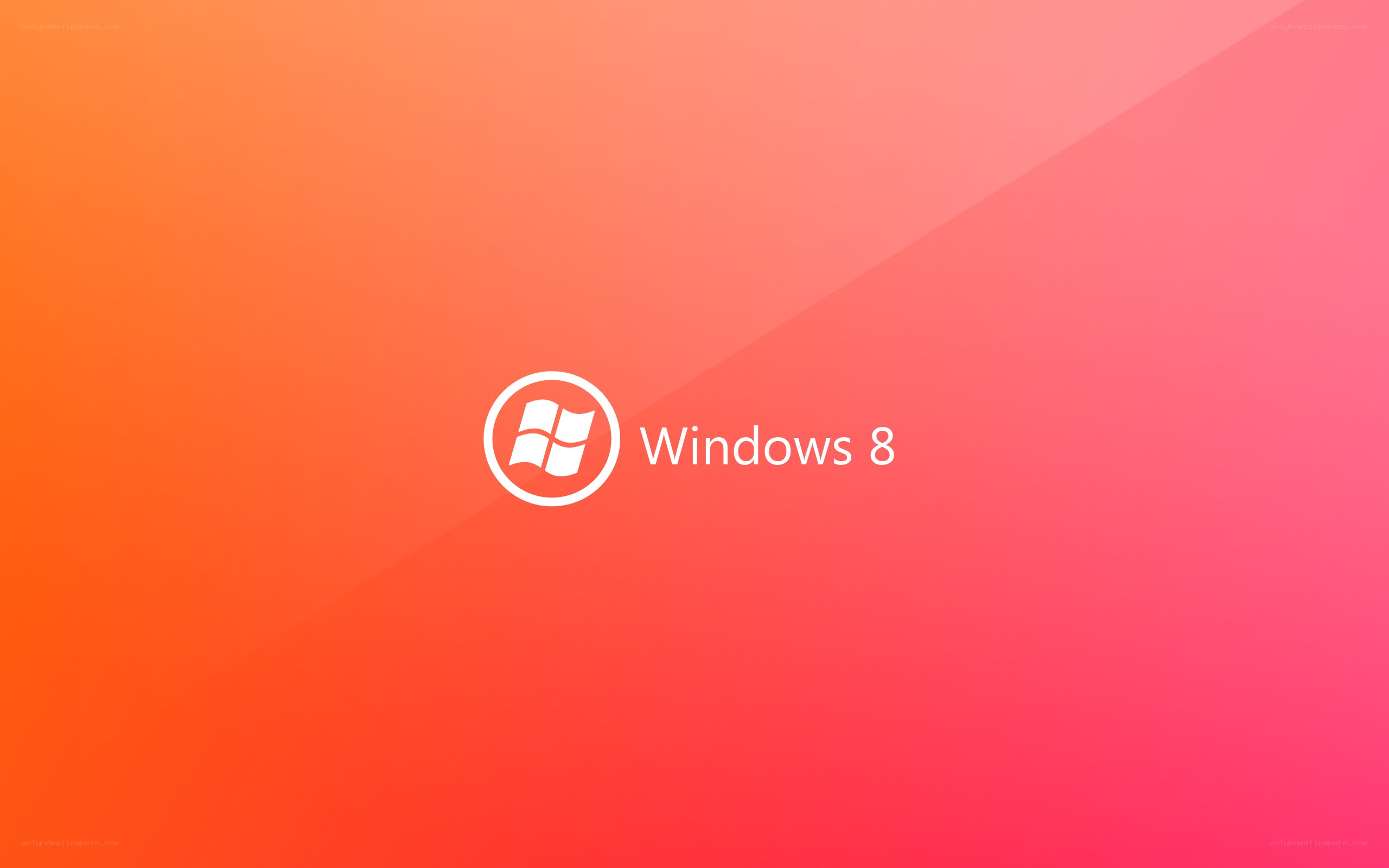 Windows 8 logo on gradient
