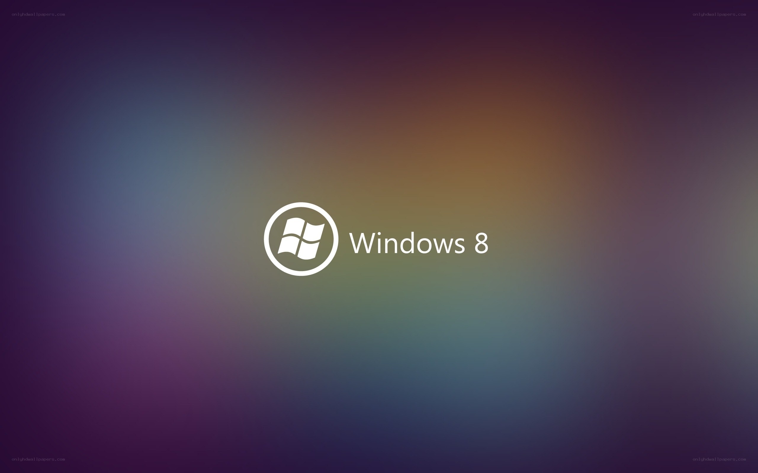 Windows 8 logo on gradient