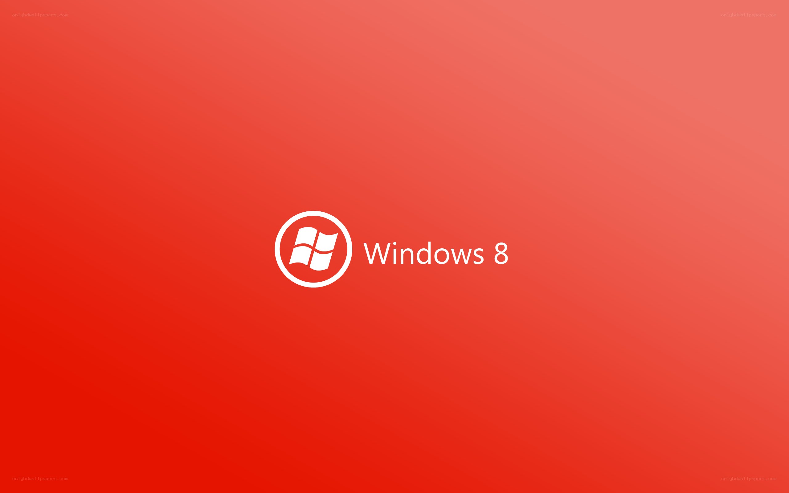 Windows 8 logo on red