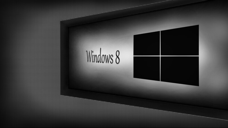 Windows 8 Logo on Screen