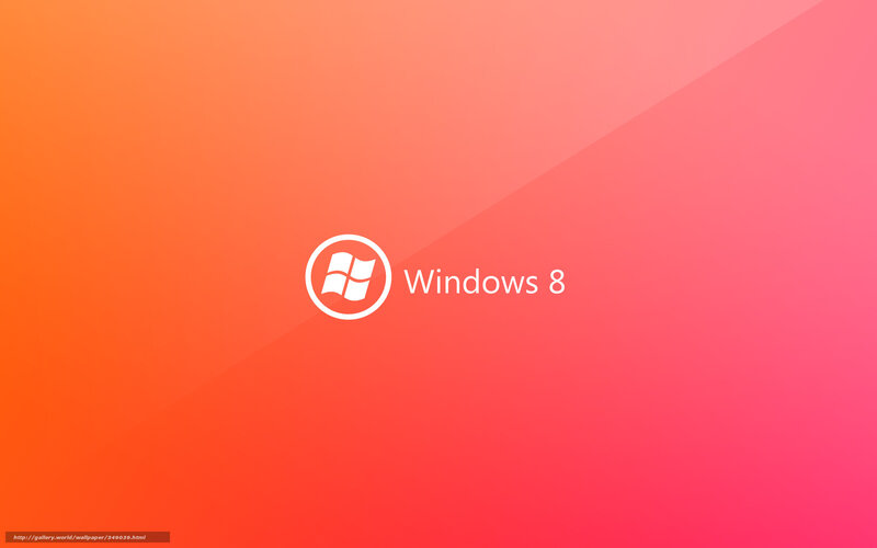 Windows 8 Logo — Orange, Minimalist, Digital Art