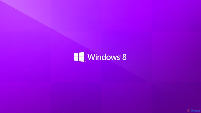 Windows 8 Logo — Purple, Minimalist