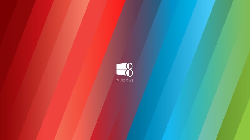 Windows 8 Logo — Red, Modern